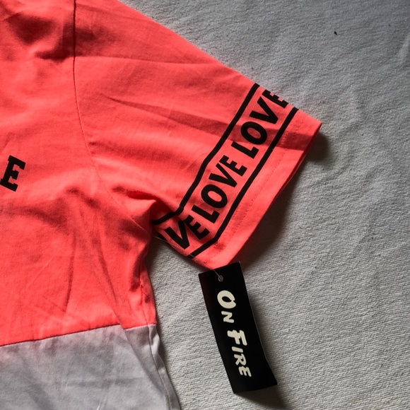 Brand new Women Love white&orange hoodie shirt. - Picture 5 of 7